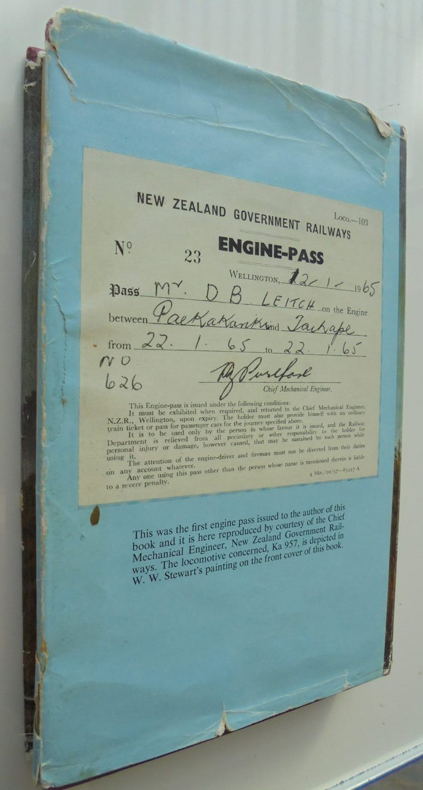 Engine Pass New Zealand Railways. By D. B. Leitch