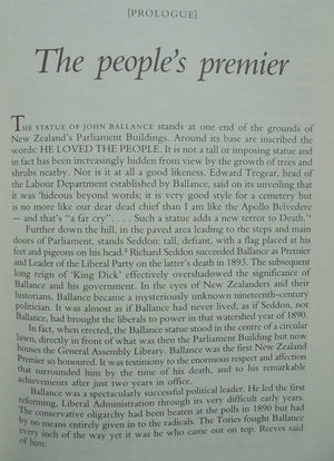 The Rainmaker A Biography of John Ballance Journalist and Politician 1839-1893. By Timothy McIvor. SIGNED BY AUTHOR