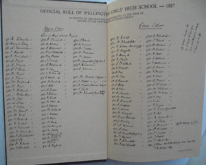 Wellington Girls College. One Hundred Years by Olga E. Harding