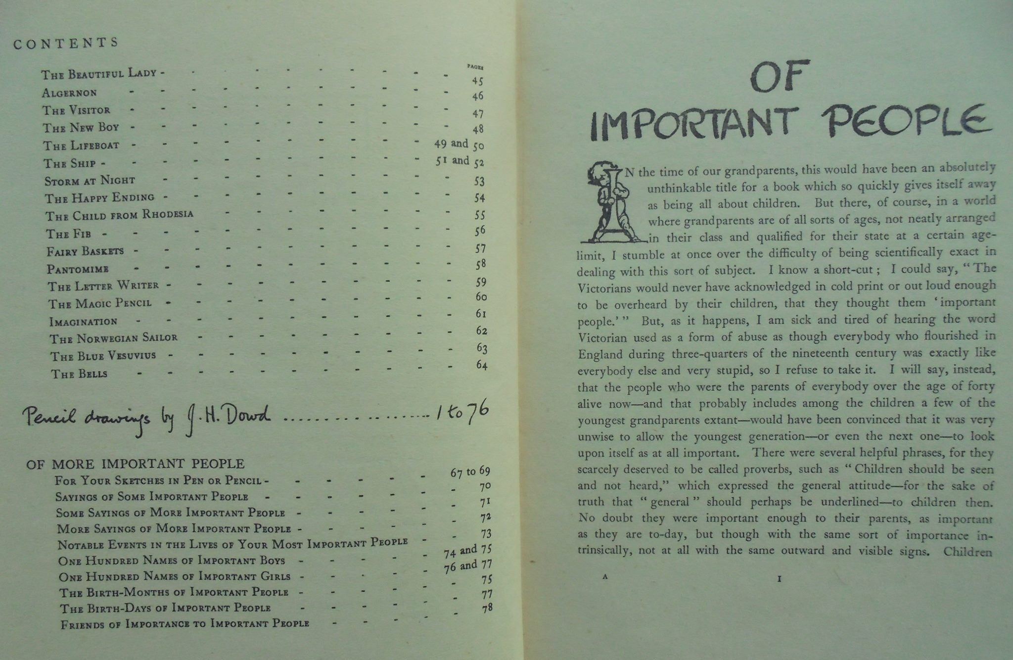 Important People by J.H. Dowd & Brenda E. Spencer.