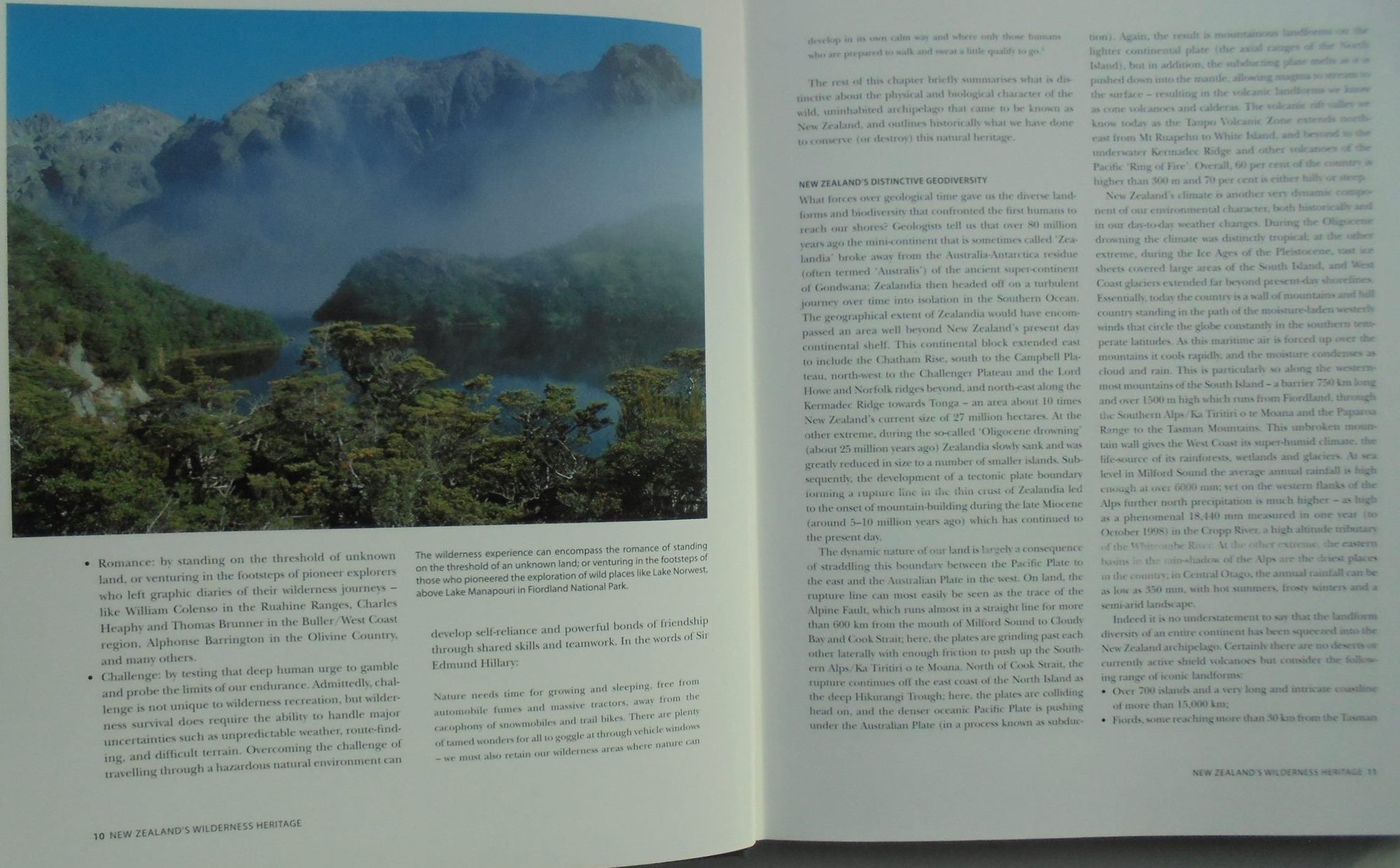 New Zealand's Wilderness Heritage By Les Molloy, Craig Potton.