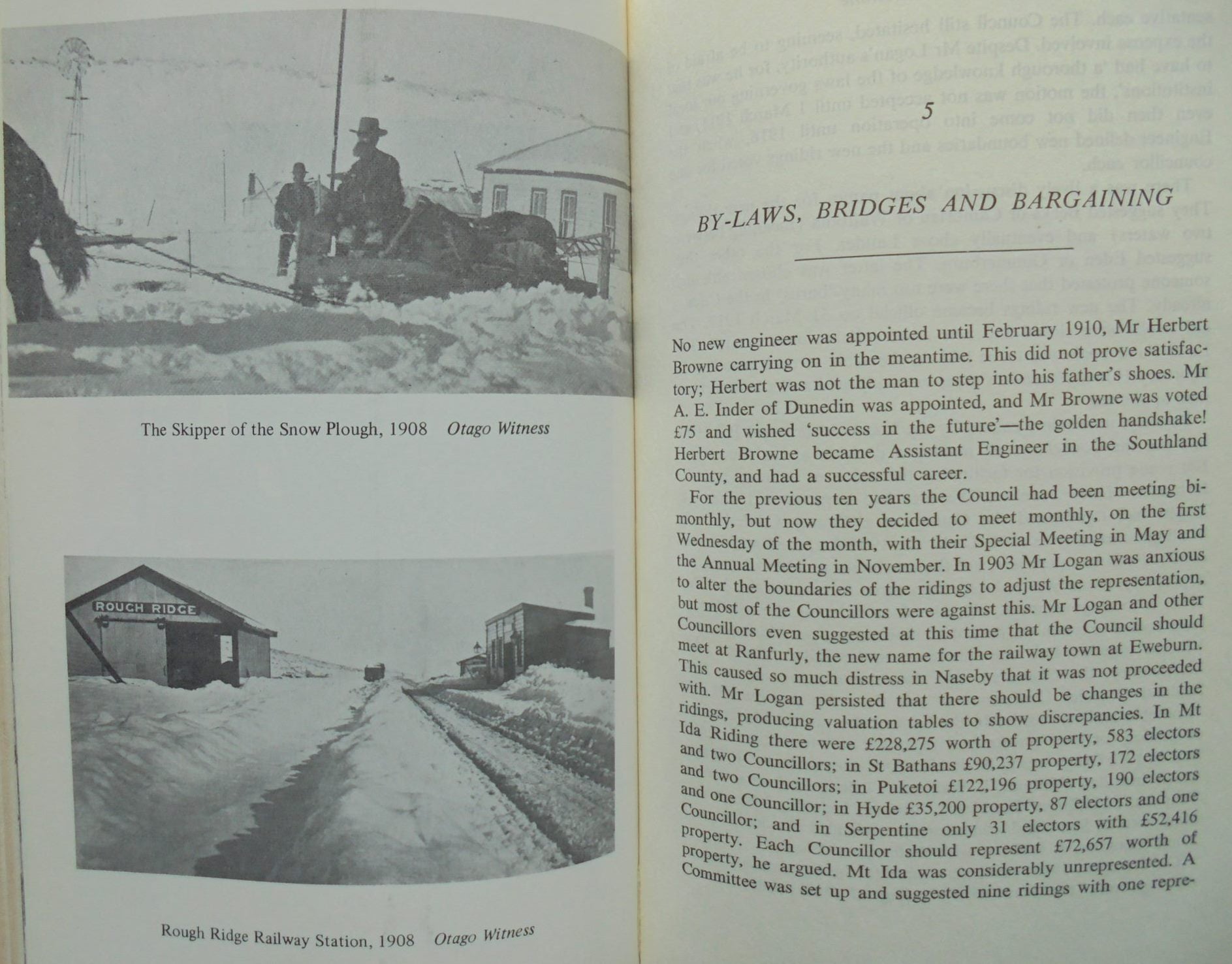 Maniototo Milestone A Centennial History of the Maniototo County Council by Janet C Angus.