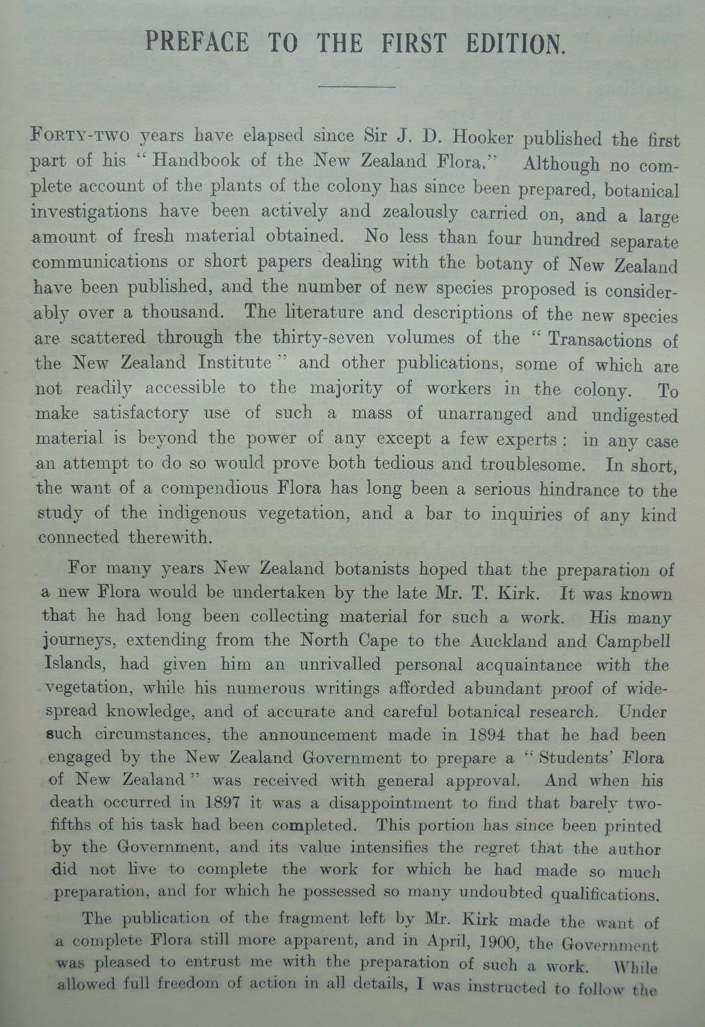 Manual of the New Zealand Flora by T. F. Cheeseman.