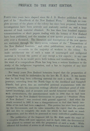 Manual of the New Zealand Flora by T. F. Cheeseman.