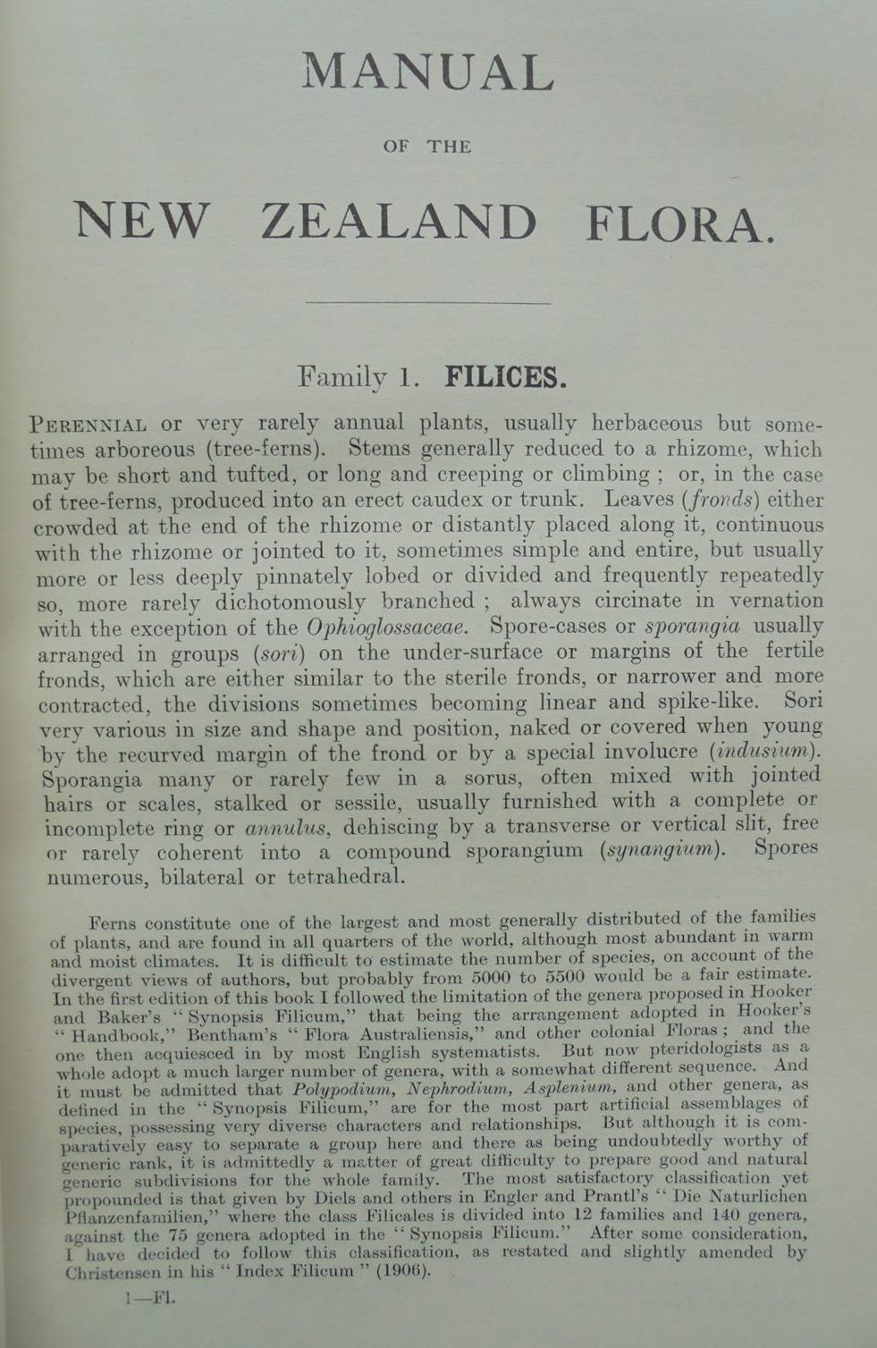 Manual of the New Zealand Flora by T. F. Cheeseman.