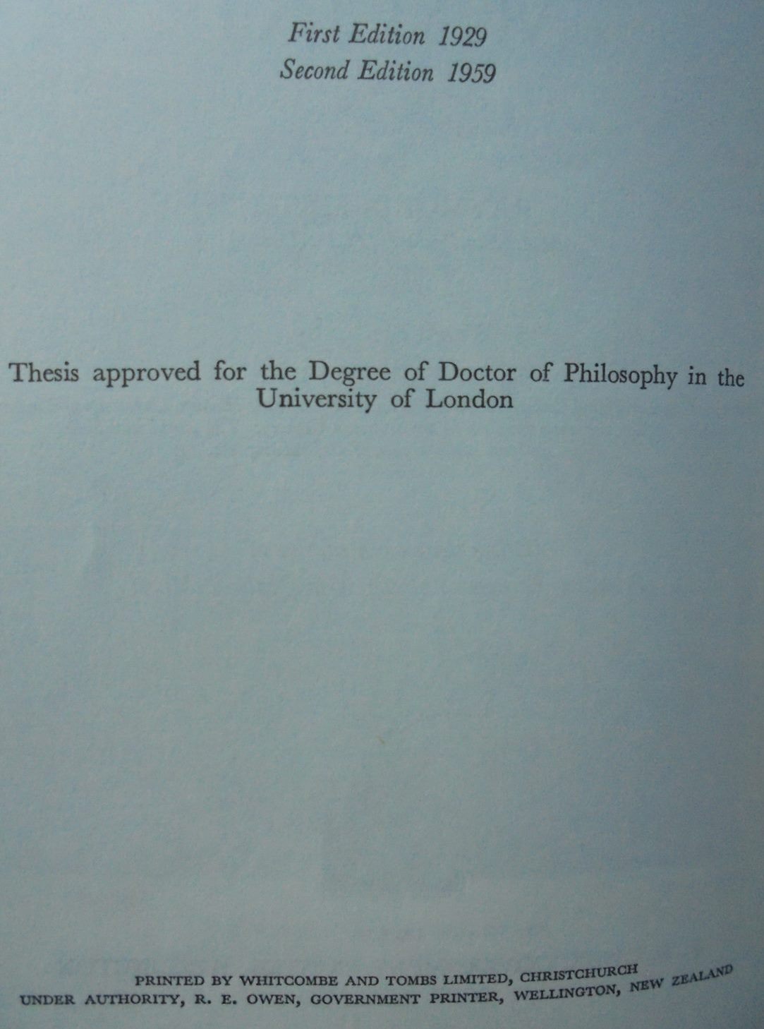 Economics of the New Zealand Maori by Raymond Firth.