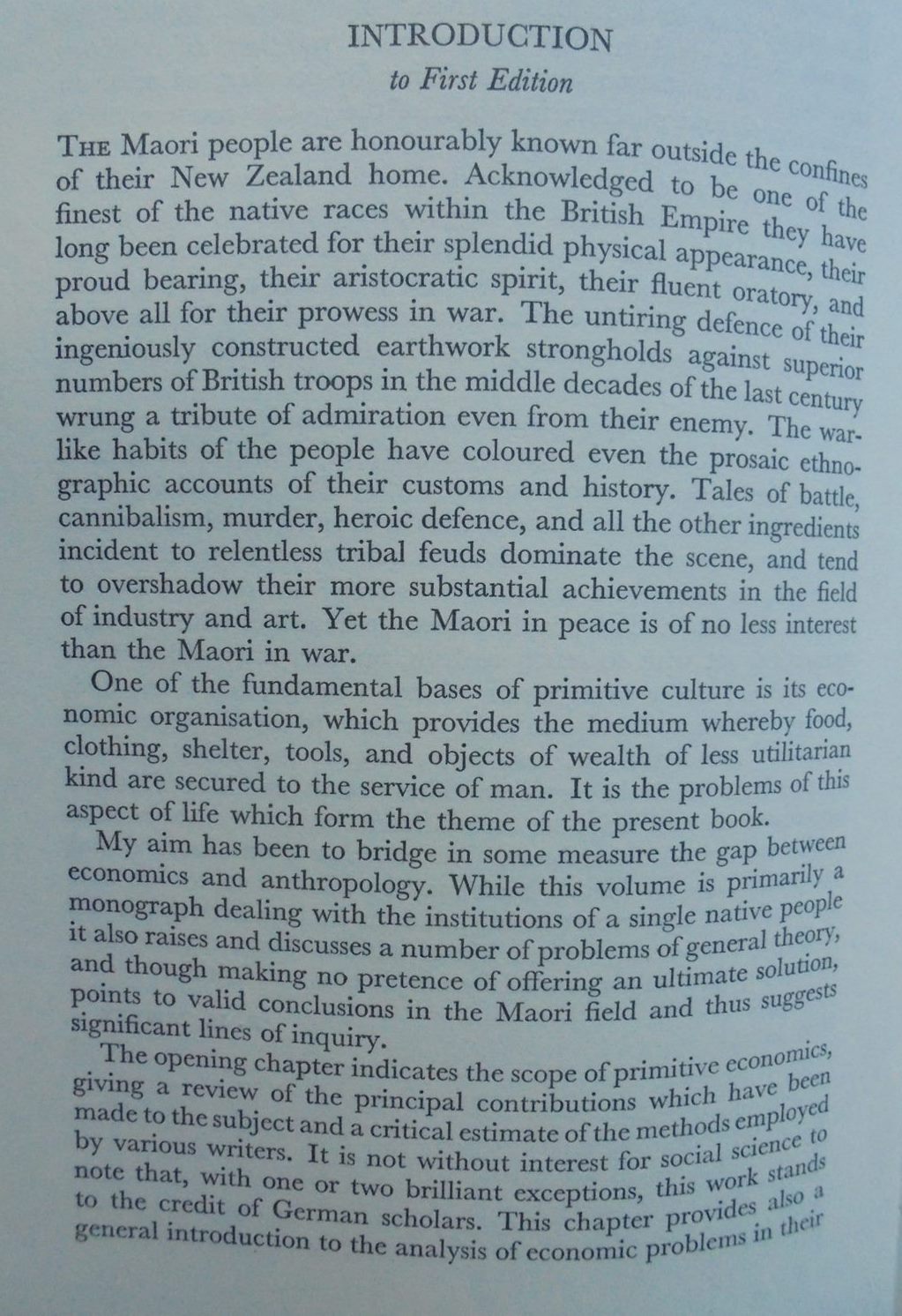 Economics of the New Zealand Maori by Raymond Firth.