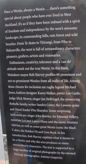 Westies: Up Front Out There by Bob Harvey. Photographs by Antoine Gasperini. SIGNED BY AUTHOR. There is a large autograph to half-title page.