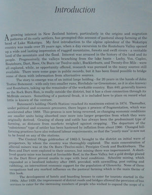 The Land of the Mountain and the Flood: A Contribution to the History of Runs and Runholders of the Wakatipu District.