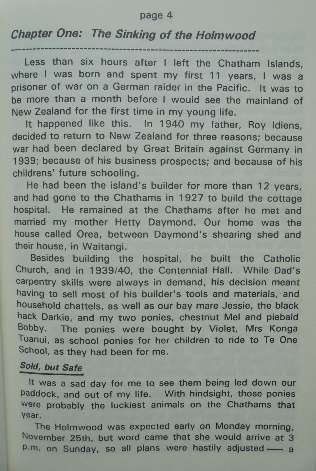 The People of the Chathams: True Tales of the Islanders' Early Days By Te Miria Kate Wills Johnson. SIGNED BY AUTHOR. Number 173 of a LIMITED EDITION of 1000 copies.