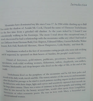 Ebenezer Teichelmann pioneer New Zealand mountaineer, explorer, surgeon photographer and conservationist. Cutting Across Continents By Bob McKerrow. SIGNED BY AUTHOR.