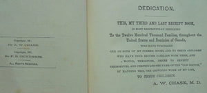 Dr. Chase's Receipt Book and Household Physician or Practical Knowledge for the People By A. W. Chase M.D.