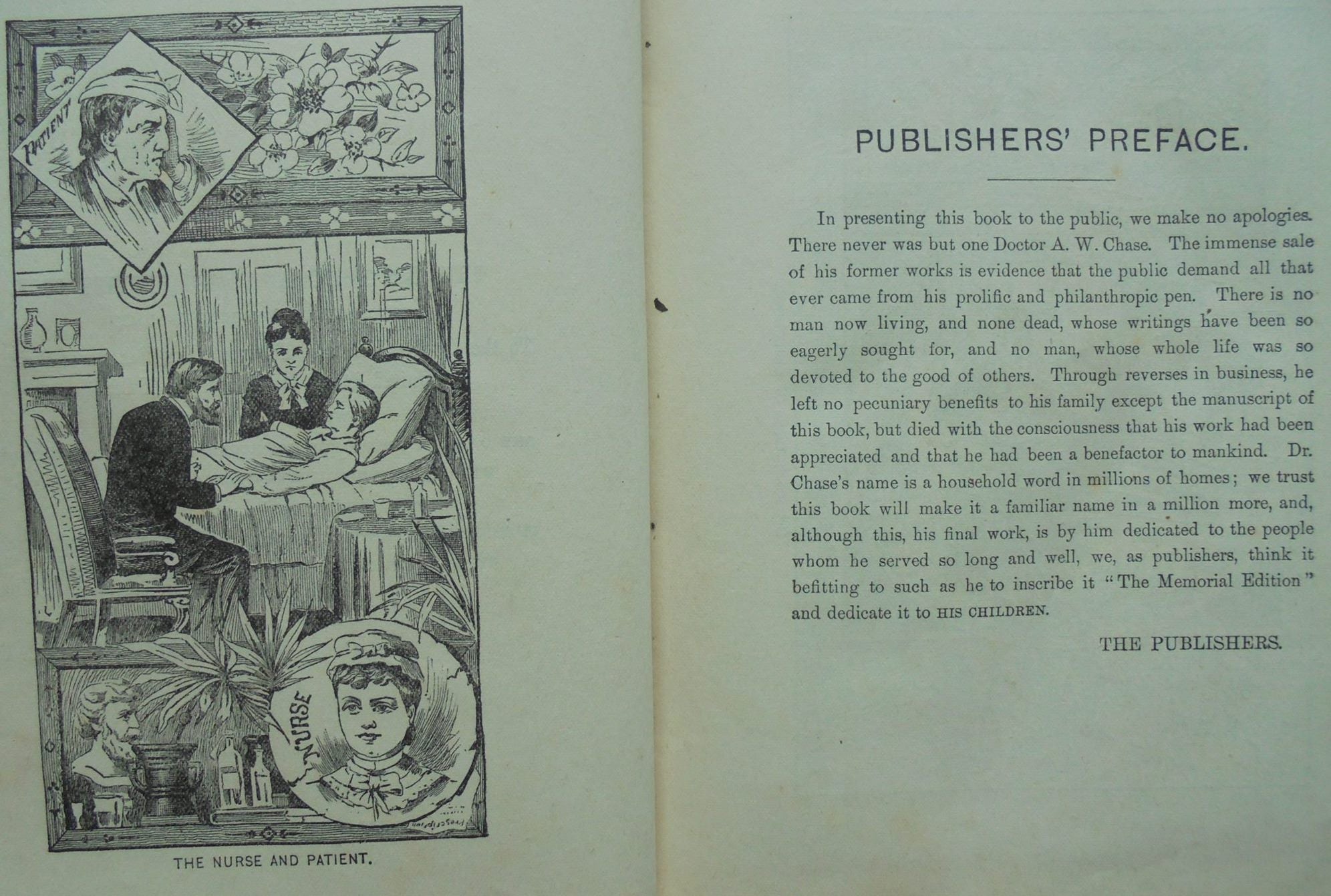 Dr. Chase's Receipt Book and Household Physician or Practical Knowledge for the People By A. W. Chase M.D.