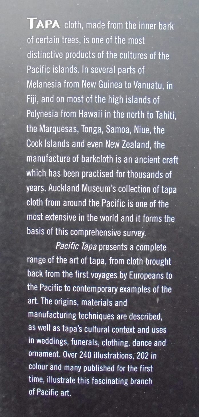 Pacific Tapa By Roger Neich, Mick Pendergrast, Krzysztof Pfeiffer (Photographs by).