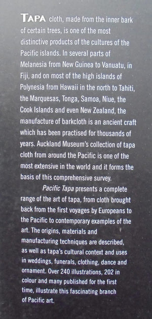 Pacific Tapa By Roger Neich, Mick Pendergrast, Krzysztof Pfeiffer (Photographs by).