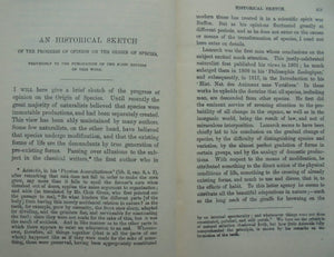 The Origin of Species by Means of Natural Selection or the Preservation of Favoured Races in the Struggle for Life by Charles Darwin. 1902