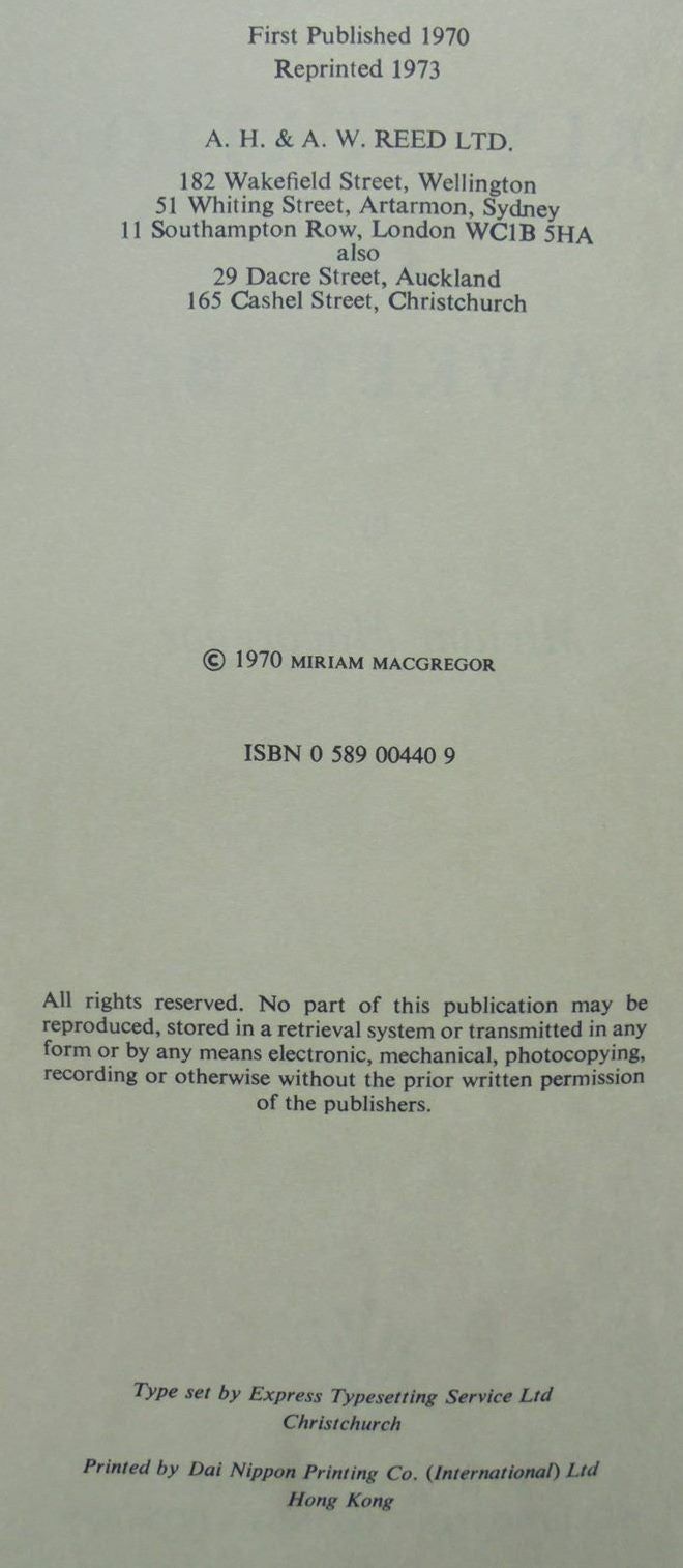 Early Stations of Hawke's Bay by Miriam MacGregor.