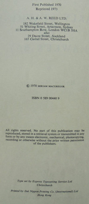 Early Stations of Hawke's Bay by Miriam MacGregor.