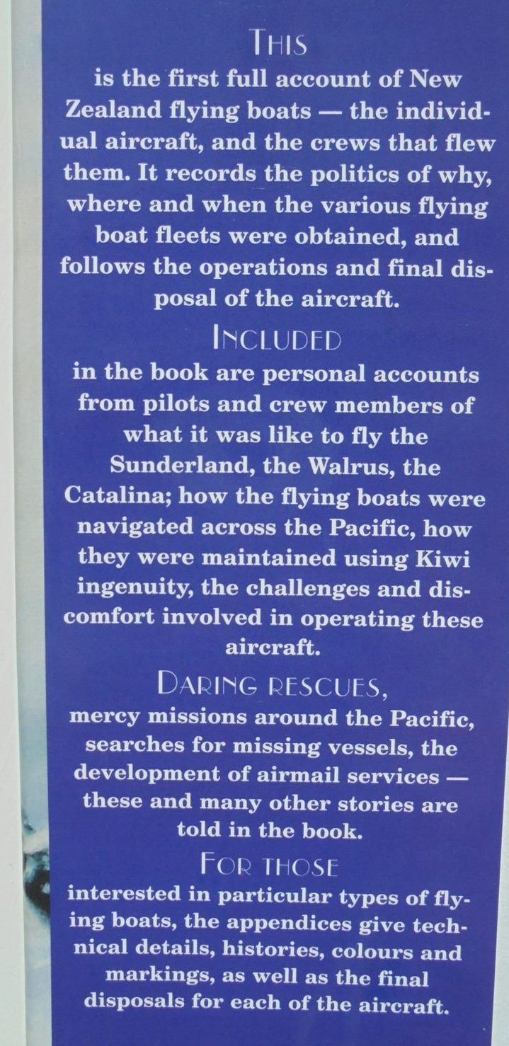 The Golden Age of New Zealand Flying Boats by Paul Harrison; Brian Lockstone; Andy Anderson.