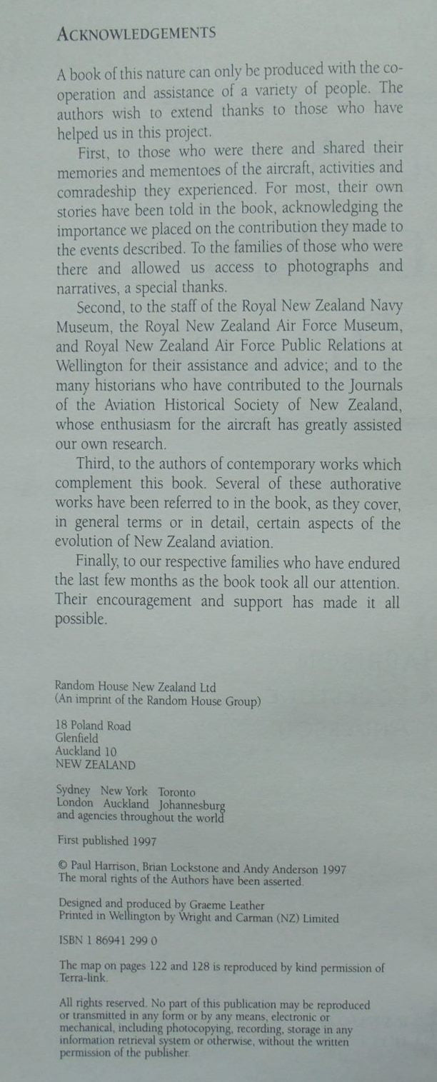 The Golden Age of New Zealand Flying Boats by Paul Harrison; Brian Lockstone; Andy Anderson.