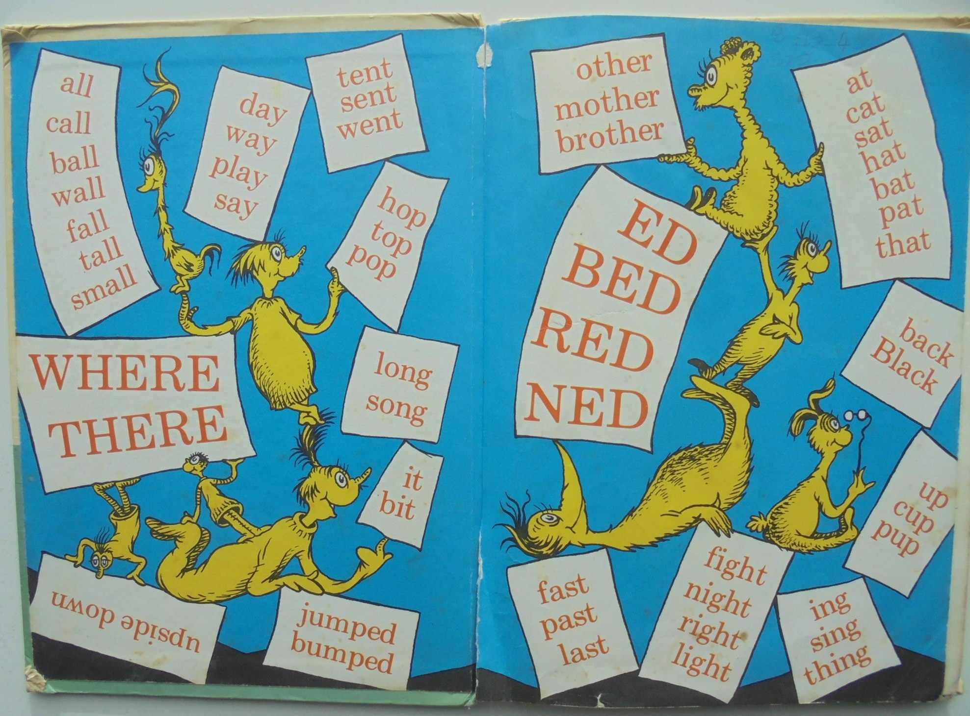 Vintage 1960s/1970s hardback Dr Seuss books.