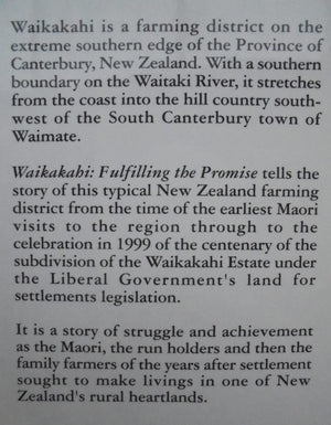 Waikakahi Fulfilling the Promise by John Wilson.