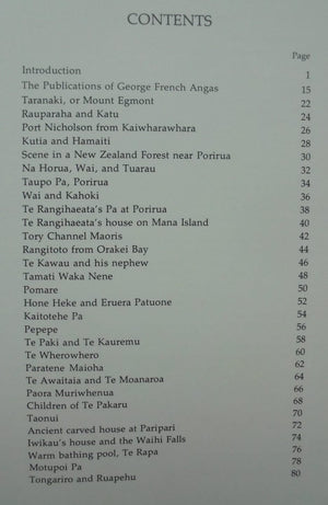 Maori Scenes and Portraits, and Early Paintings of the Maori (Two Volume Set) illustrated and described by George French Angas, edited by A W Reed.