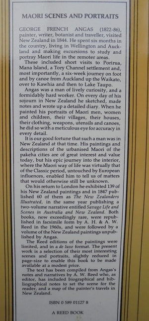 Maori Scenes and Portraits, and Early Paintings of the Maori (Two Volume Set) illustrated and described by George French Angas, edited by A W Reed.