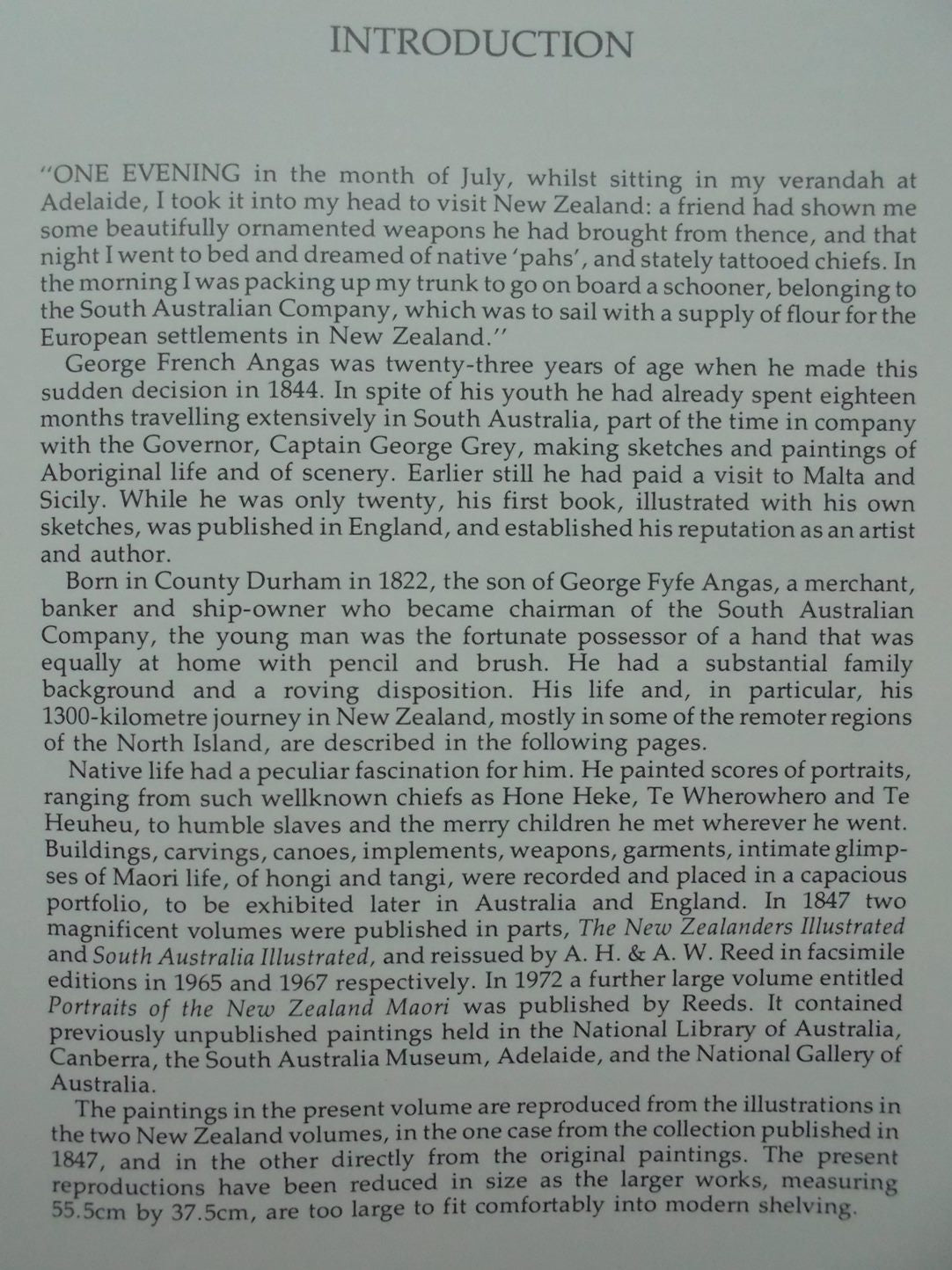 Maori Scenes and Portraits, and Early Paintings of the Maori (Two Volume Set) illustrated and described by George French Angas, edited by A W Reed.