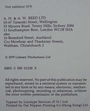 Maori Scenes and Portraits, and Early Paintings of the Maori (Two Volume Set) illustrated and described by George French Angas, edited by A W Reed.