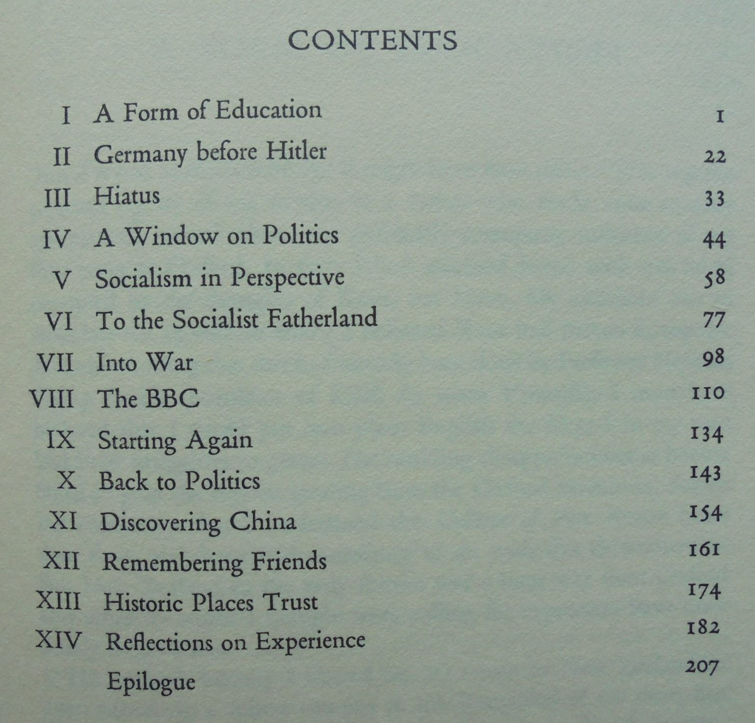 An outsider looks back: Reflections on experience by Wilson, Ormond.