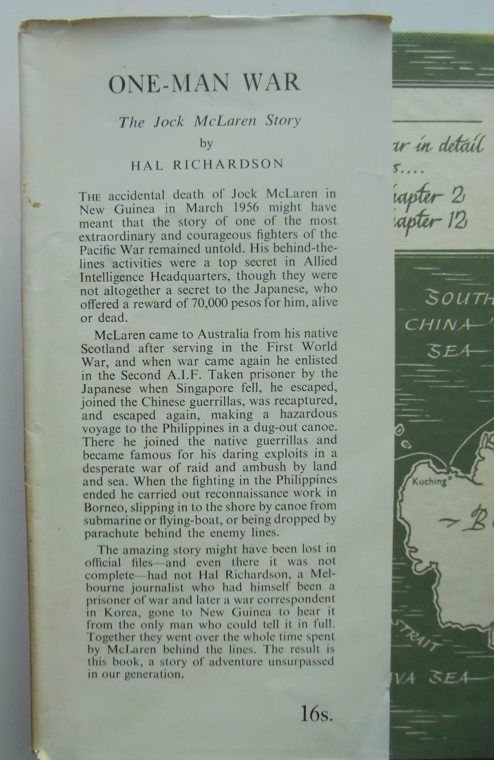 One Man War. The Jock McLaren Story by H Richardson.