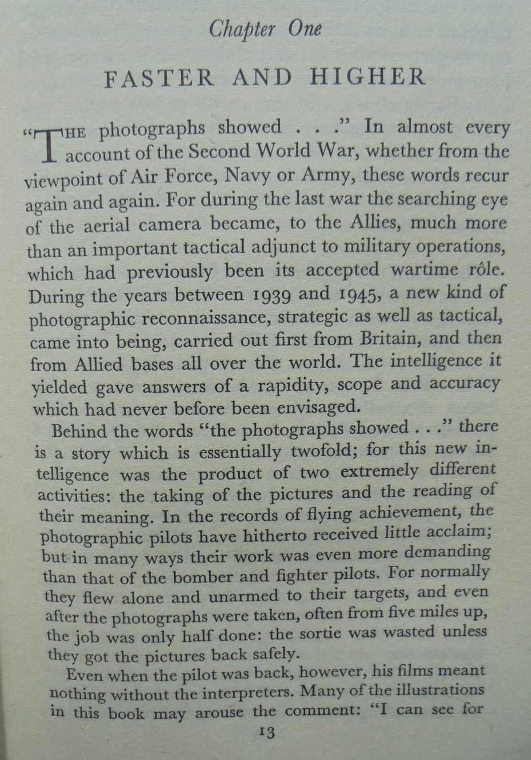 Evidence in Camera: The Story of Photographic Intelligence in World War II by Constance Babington Smith.