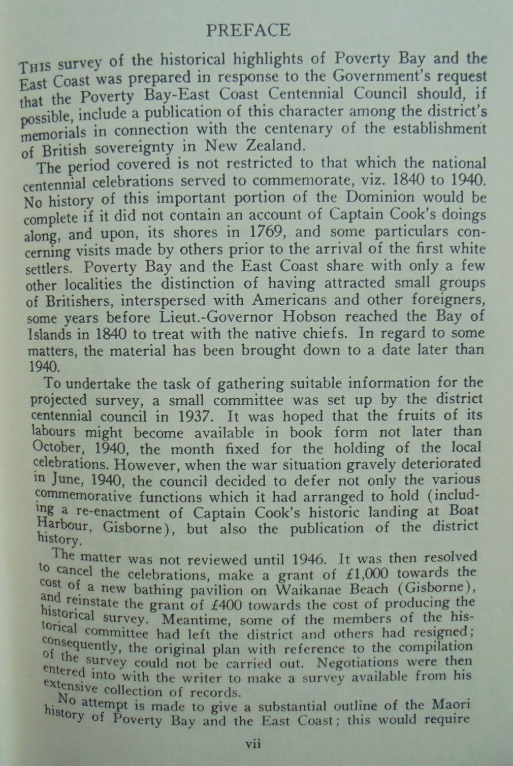 Historic Poverty Bay and the East Coast, N.I., N.Z. By J A Mackay. NZ, 1966, 2nd edition. SCARCE