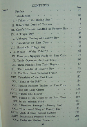 Historic Poverty Bay and the East Coast, N.I., N.Z. By J A Mackay. NZ, 1966, 2nd edition. SCARCE