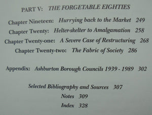 Ashburton Borough. The Final Fifty Years, 1939 - 1989 by H. C. Richardson.