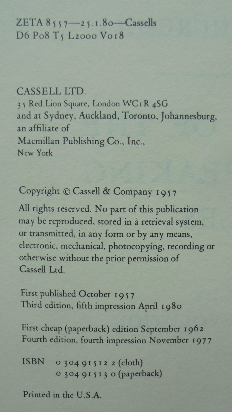 History of the English Speaking Peoples by Churchill, Winston. Volume threeThe Age of Revolution