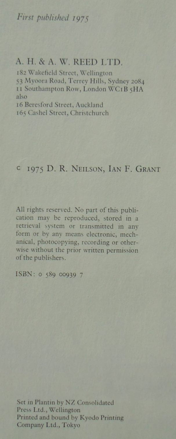 Journey Through a Landscape Paintings of New Zealand SIGNED By Don R. Neilson, Ian F. Grant.