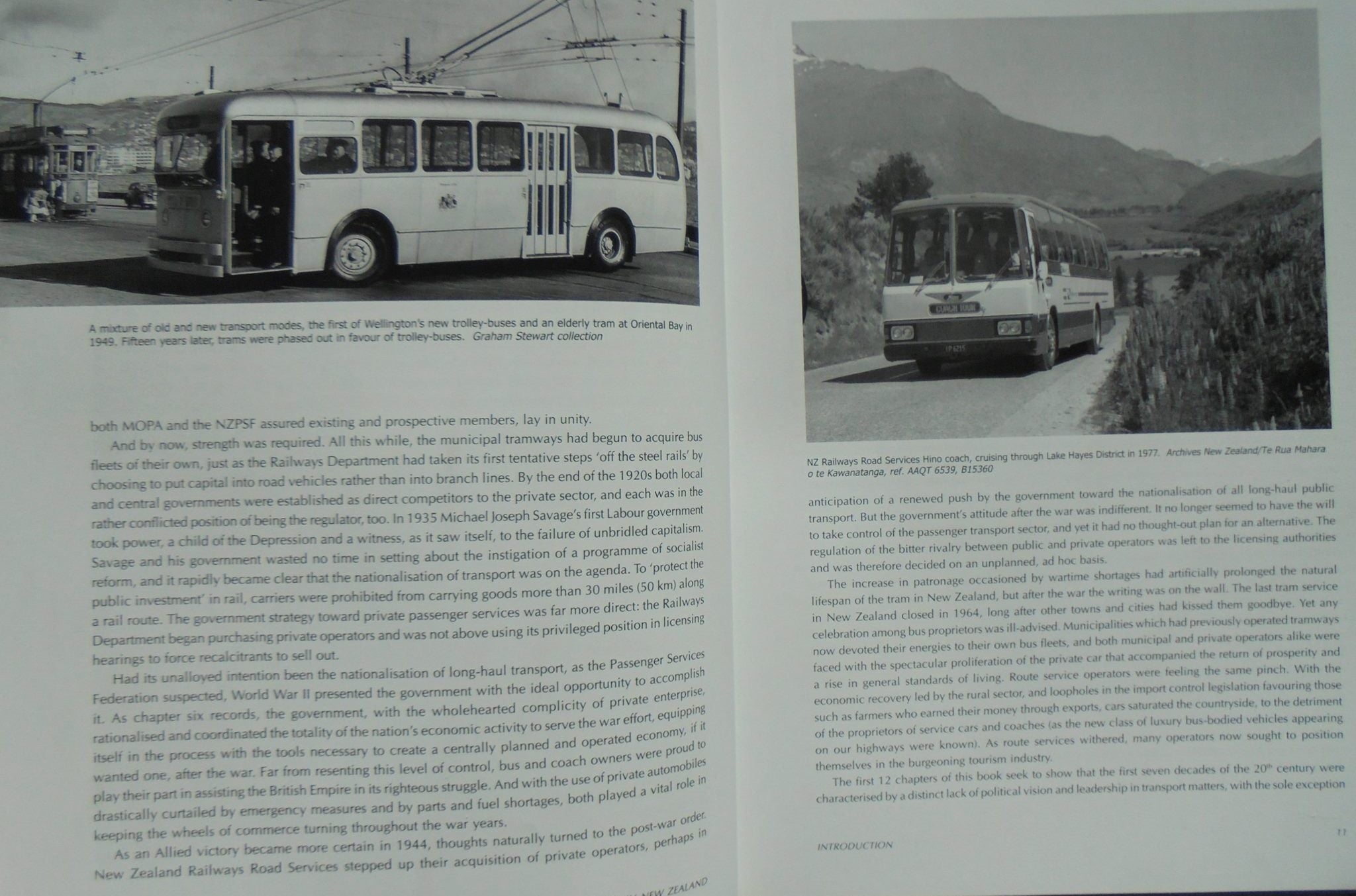 On the Buses in New Zealand From Charabancs to the Coaches of Today By John McCyrstal.