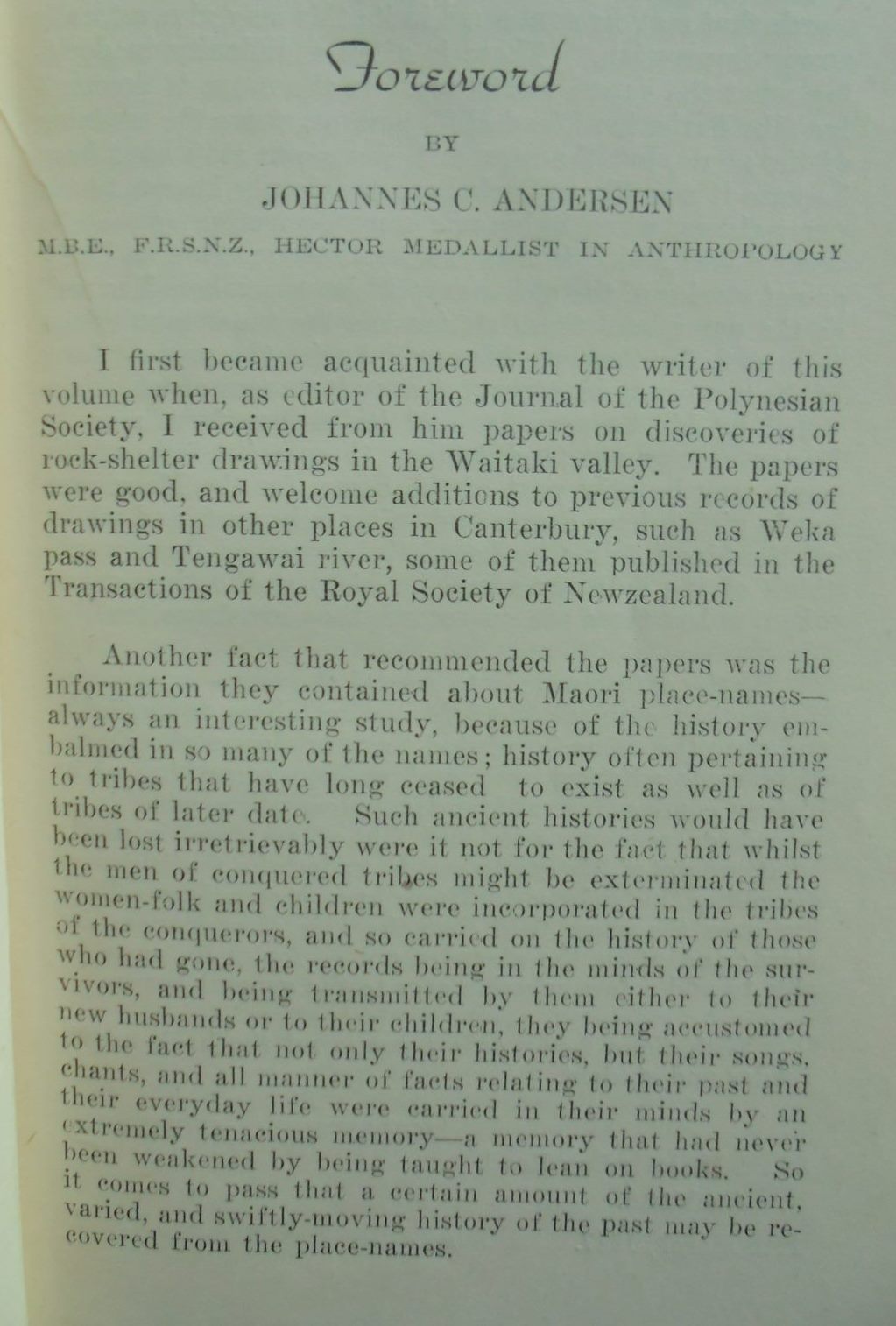 Maori and Pakeha in North Otago. By G. B. Stevenson. VERY SCARCE.