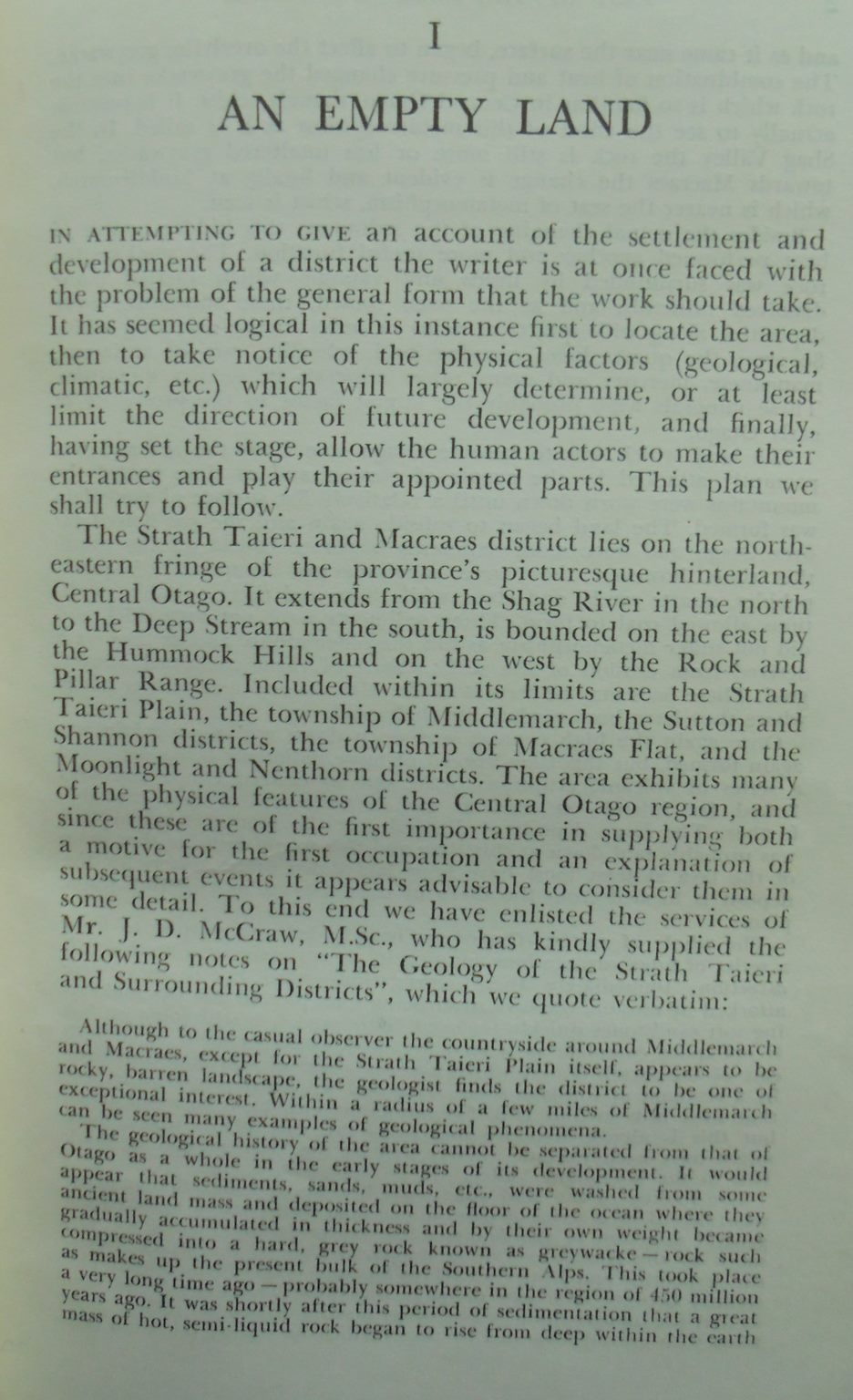 East of the Rock and Pillar: A History of the Strath Taieri and Macraes Districts by Helen M. Thompson.