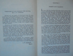 Old Greytown 1854-1954 The story of the first hundred years of Greytown's settlement 1854-1954 by A G Bagnall.