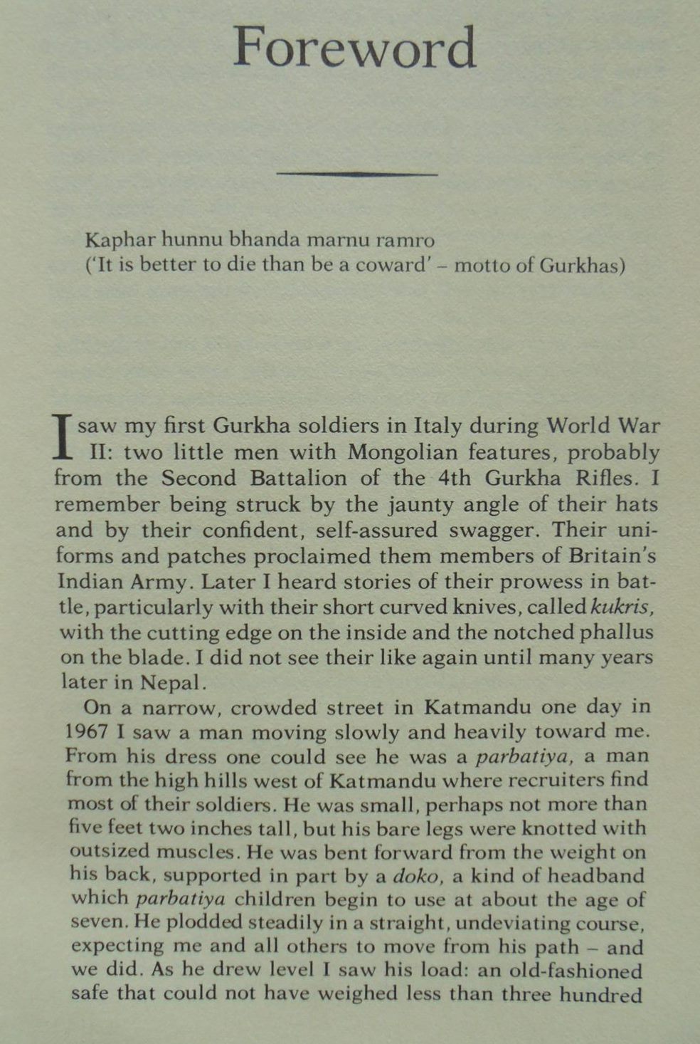 The Gurkhas By Byron Farwell