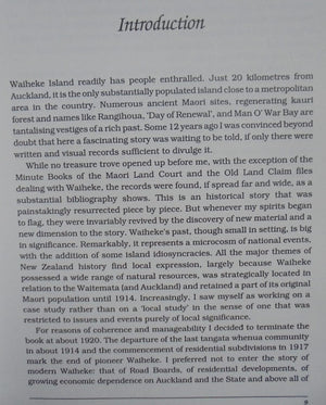 Waiheke Island a History By Paul Monin.