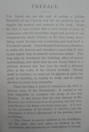 Fifty Years Syne. A Jubilee Memorial of the Presbyterian Church of Otago 1848-1898 by James Chisholm.