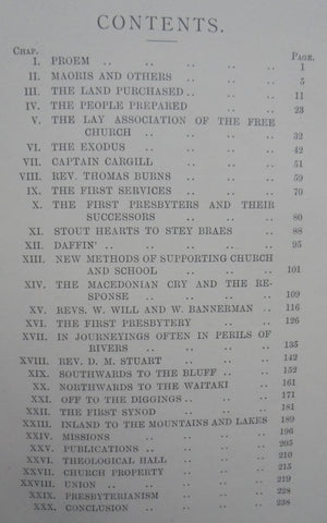 Fifty Years Syne. A Jubilee Memorial of the Presbyterian Church of Otago 1848-1898 by James Chisholm.