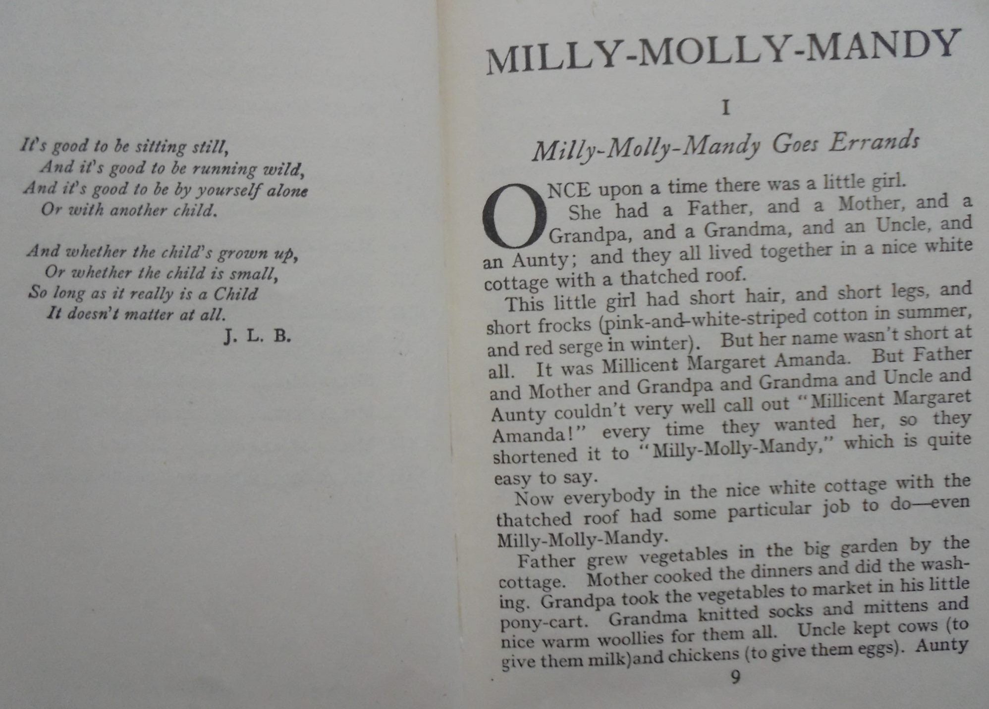 Milly-Molly-Mandy Stories By Joyce Lankester Brisley.