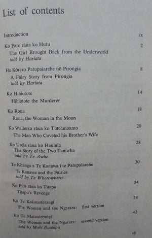 Maori Folktales (Texts in Maori and English) by Margaret Orbell. SCARCE.