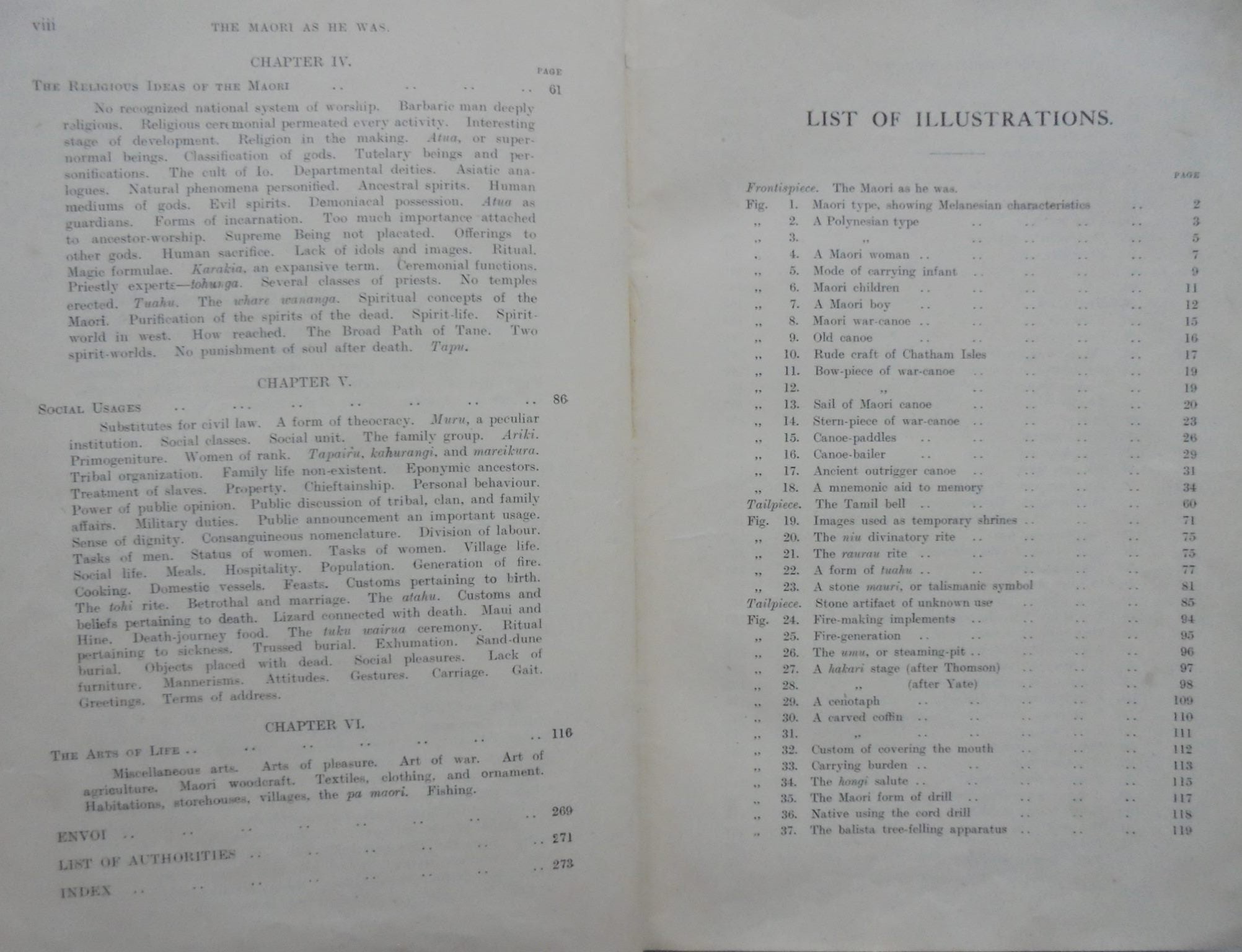 The Maori As He Was. Maori Life as it was in Pre-European Day. By Elsdon Best.