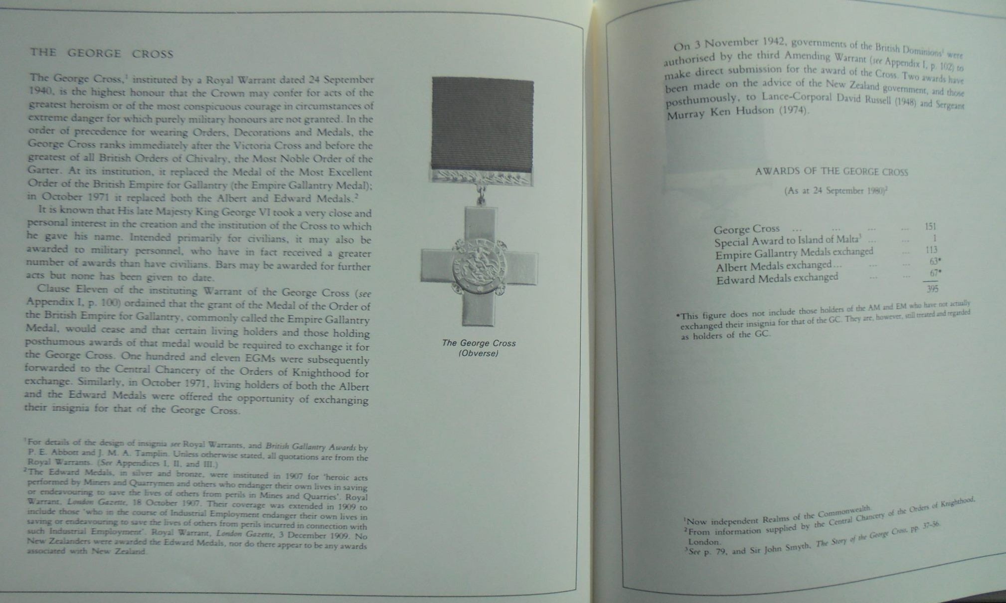 An Unkown Few: the Story of Those Holders of the George Cross, the Empire Gallantry Medal, And the Albert Medals Associated with New Zealand. by Phillip P. O'Shea.